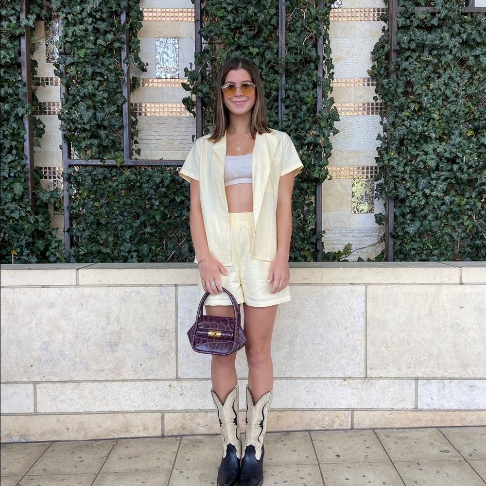 Crescent Teresa Linen two piece Set